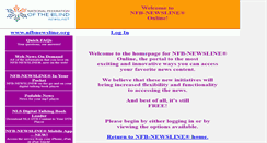Desktop Screenshot of nfbnewslineonline.org